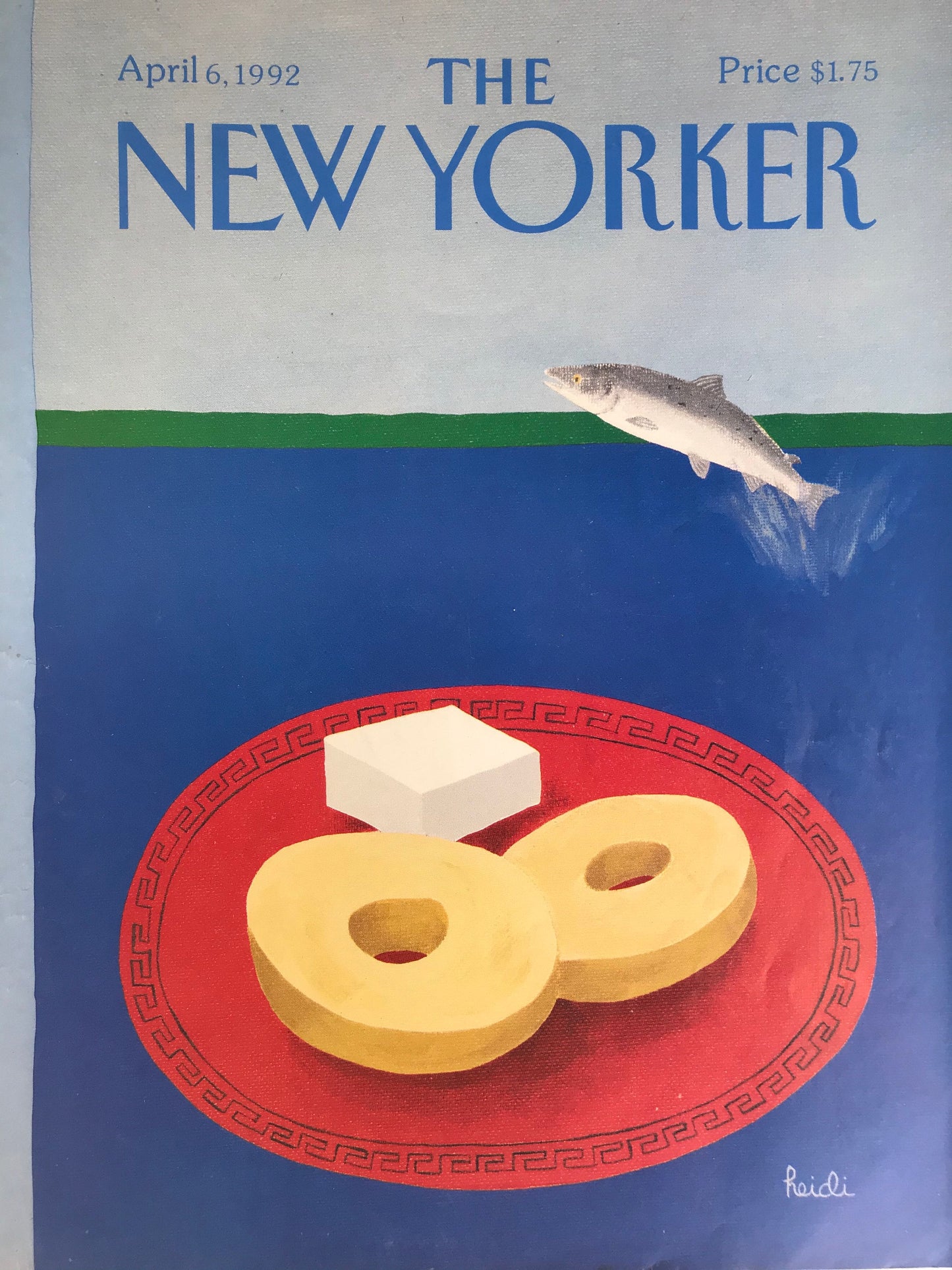 NEW YORKER Magazine cover - April 6, 1992