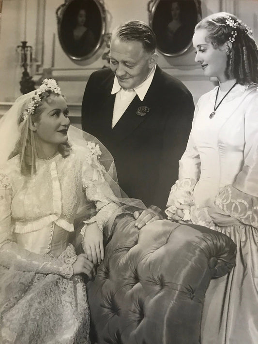 Vintage Hollywood Photo - Large 13.5" x 10" Classic Film Celebrities Miriam Hopkins & Bette Davis