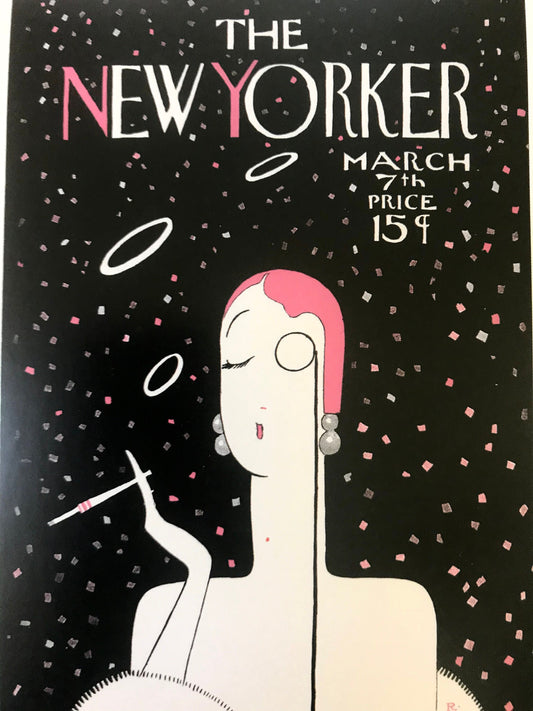 POSTCARD of an original vintage New Yorker Magazine cover - ready to frame or to send to a friend