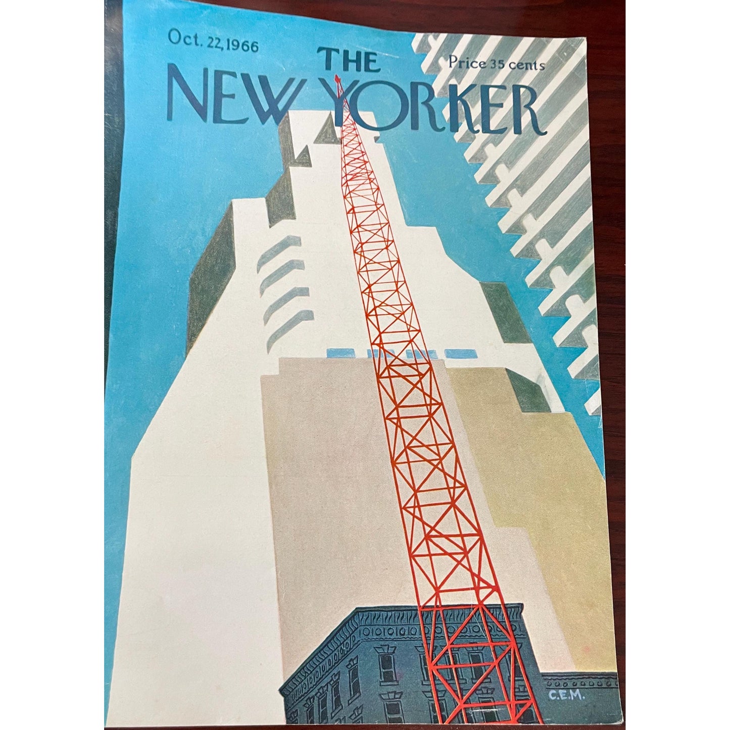 NEW YORKER Magazine cover - October 22, 1966