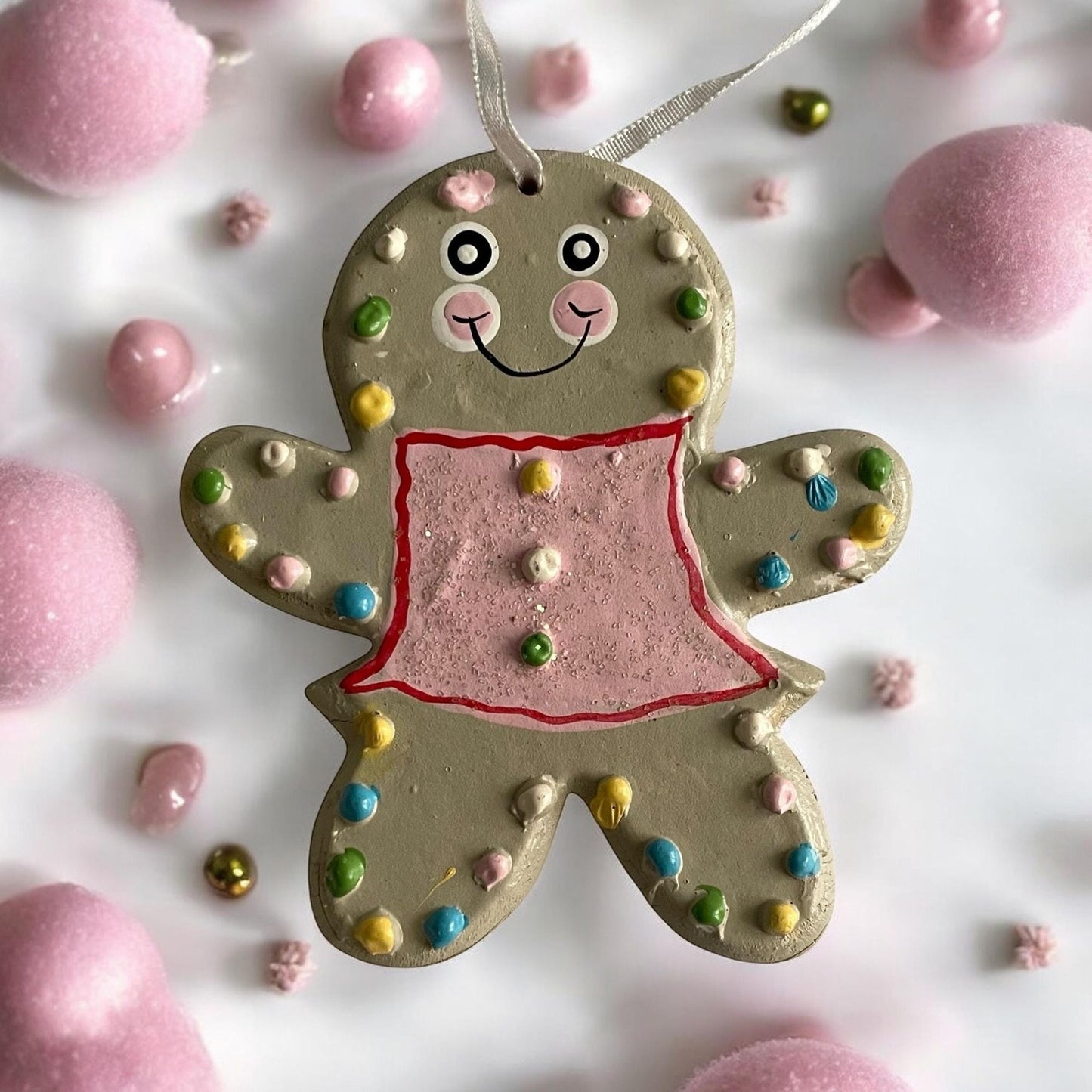 Vintage Christmas Ornament - Gingerbread girl - Perfect for the Holidays on your Christmas Tree