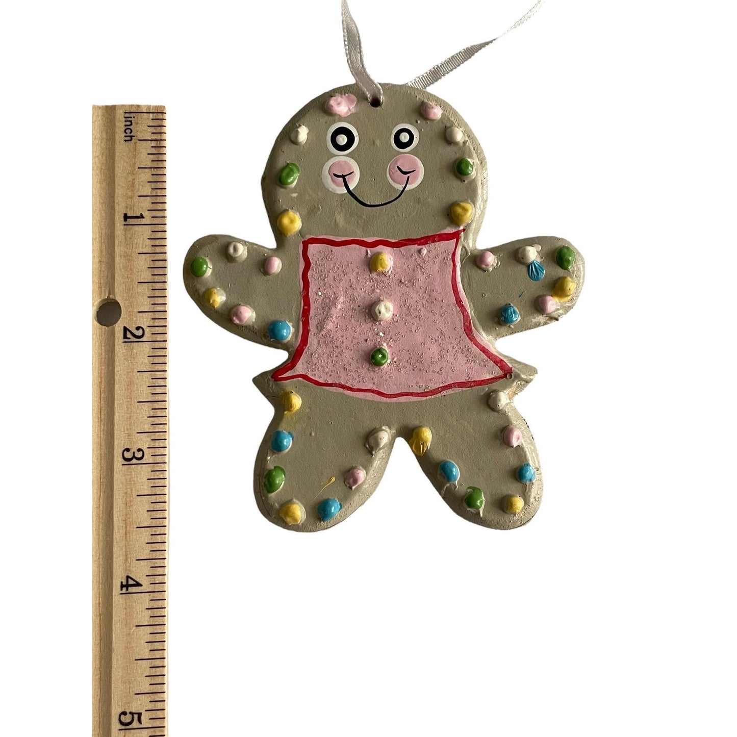 Vintage Christmas Ornament - Gingerbread girl - Perfect for the Holidays on your Christmas Tree