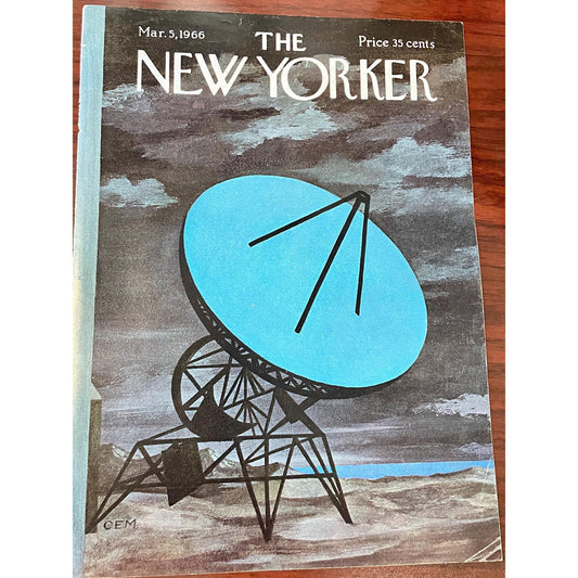 NEW YORKER Magazine cover - March 5, 1966
