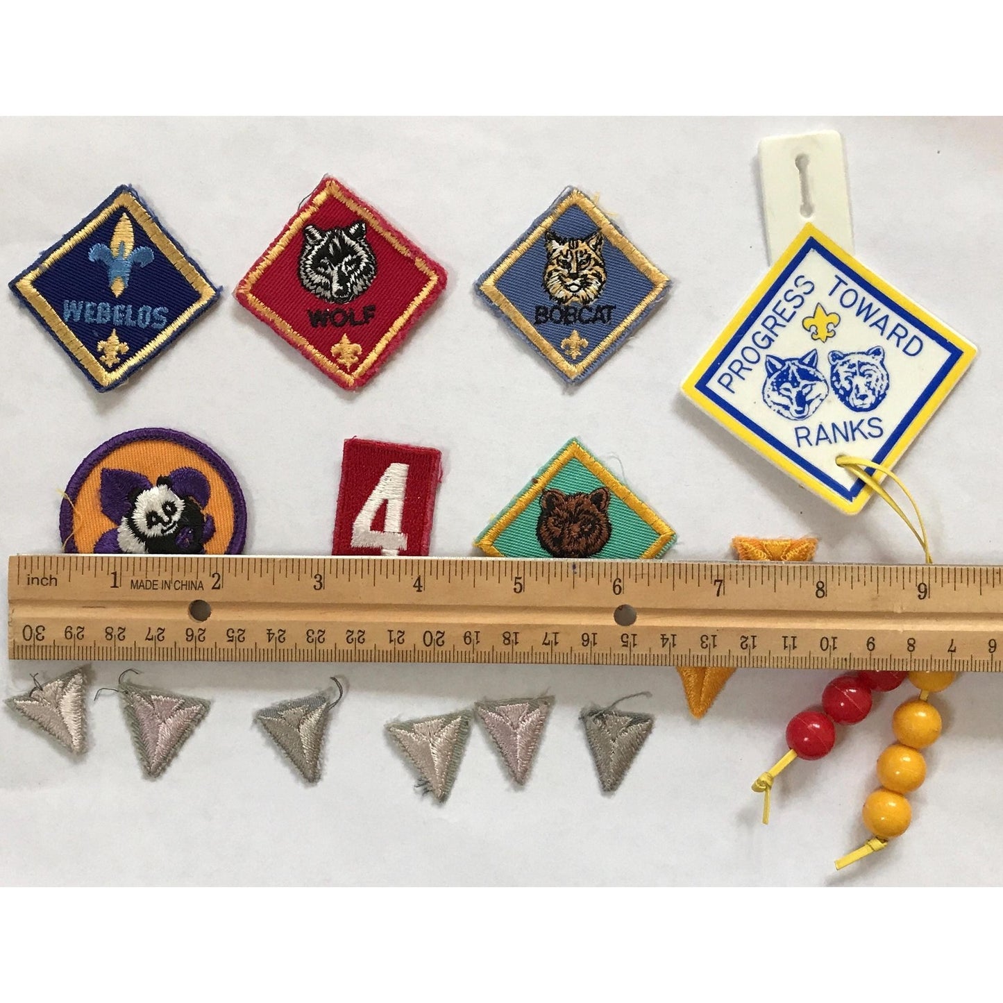 Boy Scouts Of America Webelos Patches Pins & Rank Progression Set