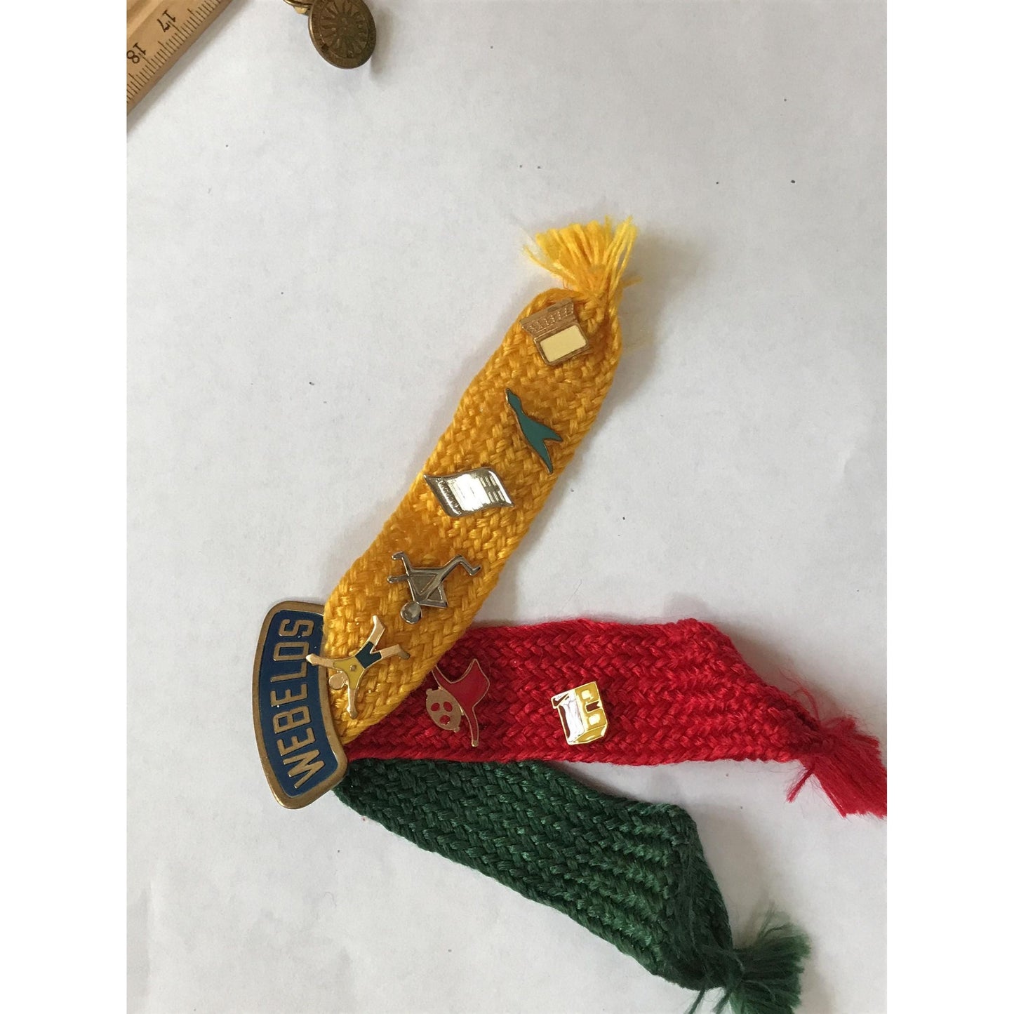 Boy Scouts Of America Webelos Patches Pins & Rank Progression Set