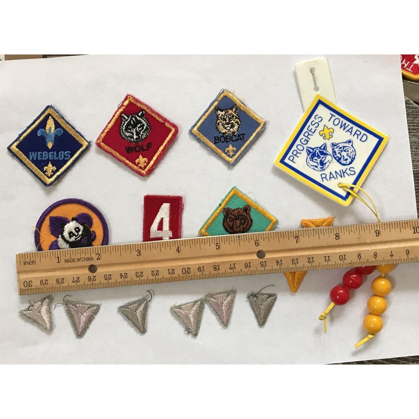 Boy Scouts Of America Webelos Patches Pins & Rank Progression Set