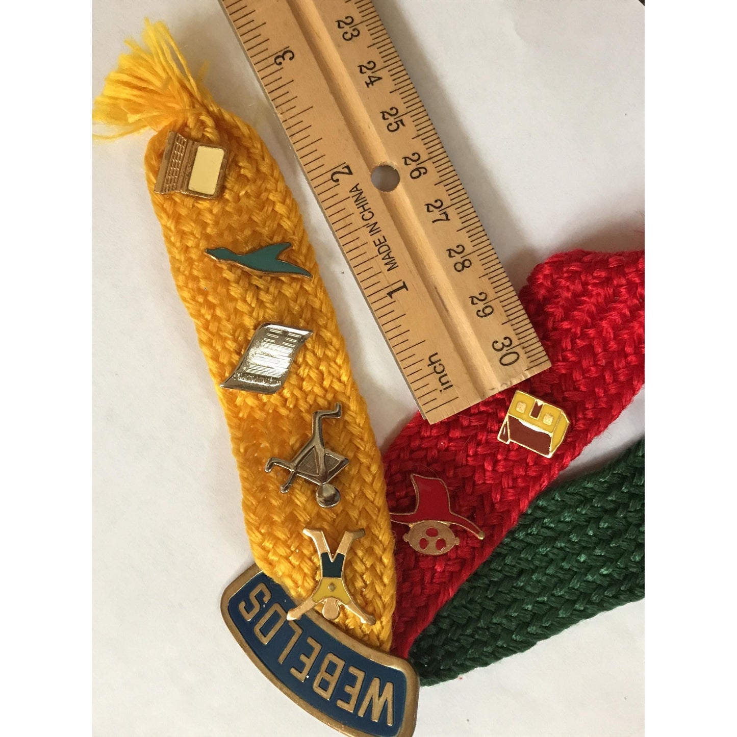 Boy Scouts Of America Webelos Patches Pins & Rank Progression Set