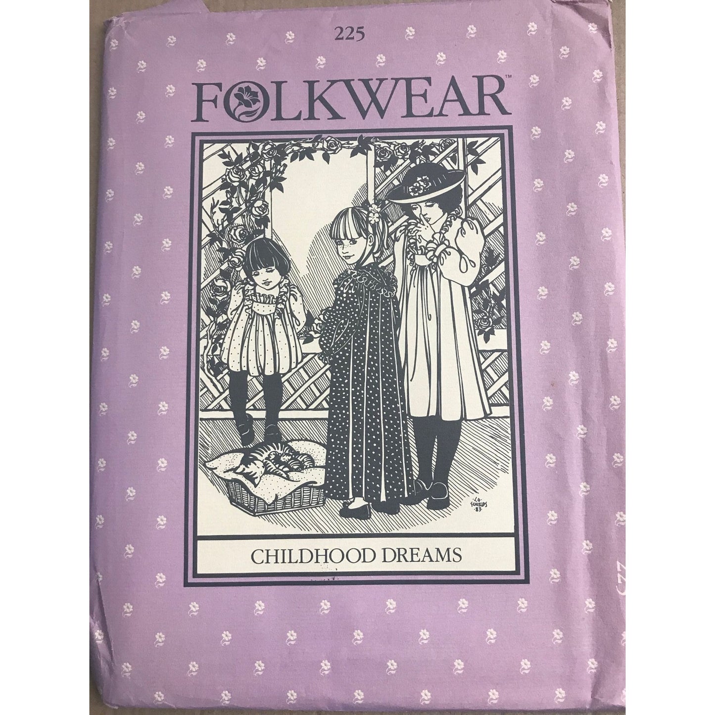 RARE Folkwear sewing pattern #225 - uncut - Sewing Pattern - Childhood Dreams